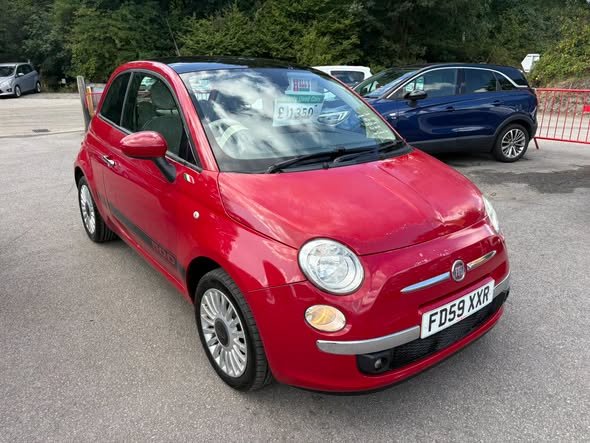 Fiat 500 Lounge Model 1200 petrol £1,350